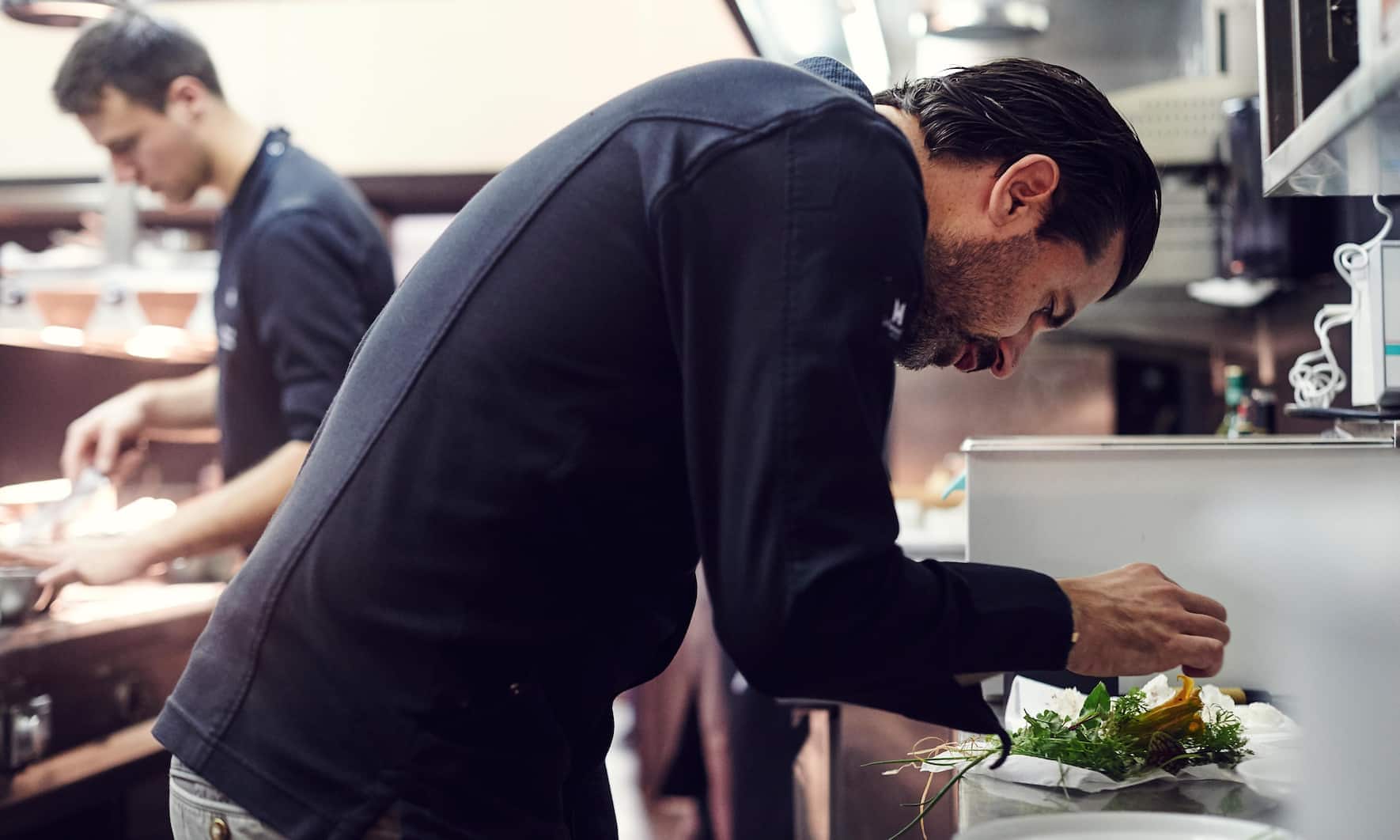 Andreas Caminada in der Küche