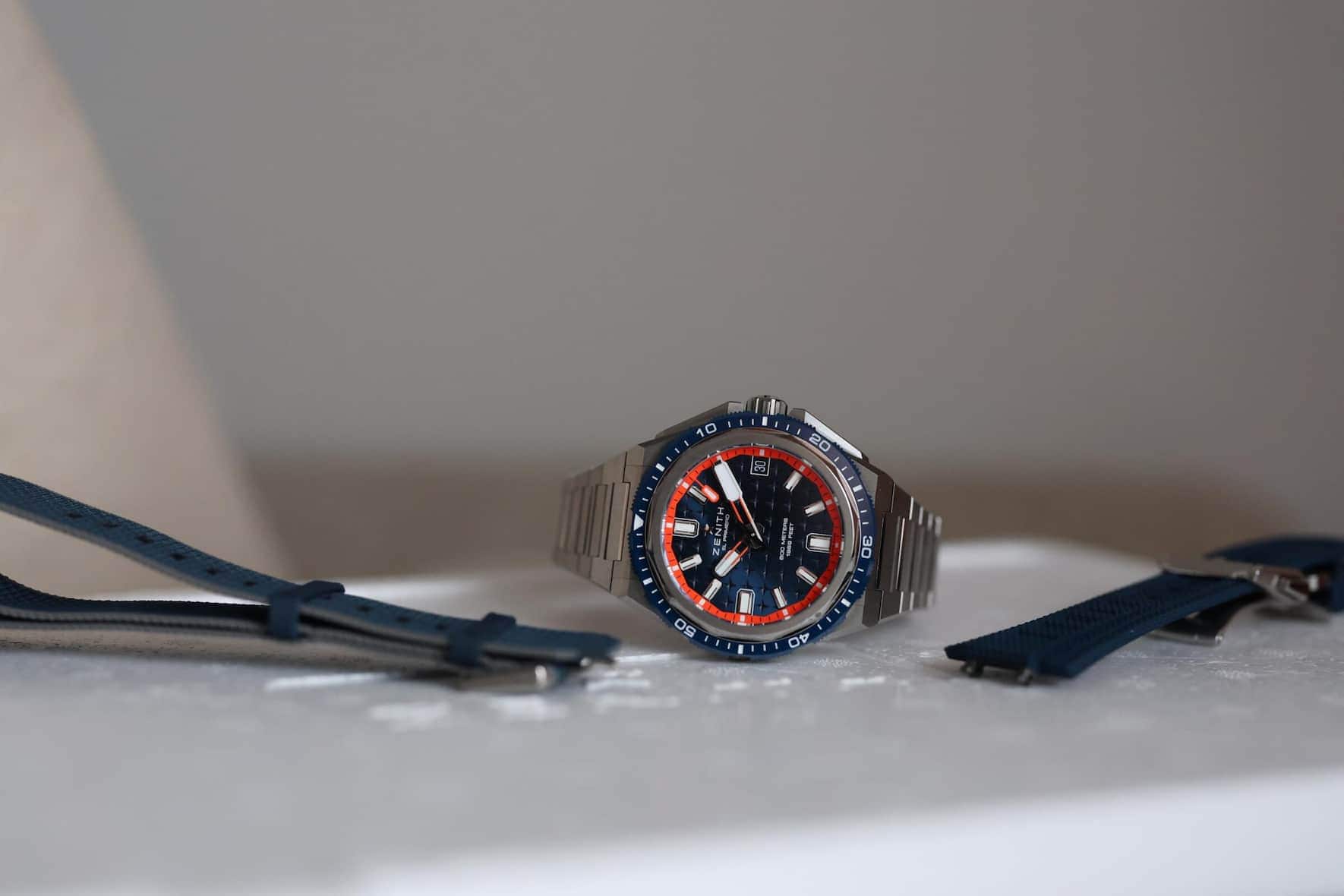 An der Watches and Wonders 2024 erstmals aufgetaucht: die kantige Defy Extreme Diver von Zenith mit Keramiklünette.