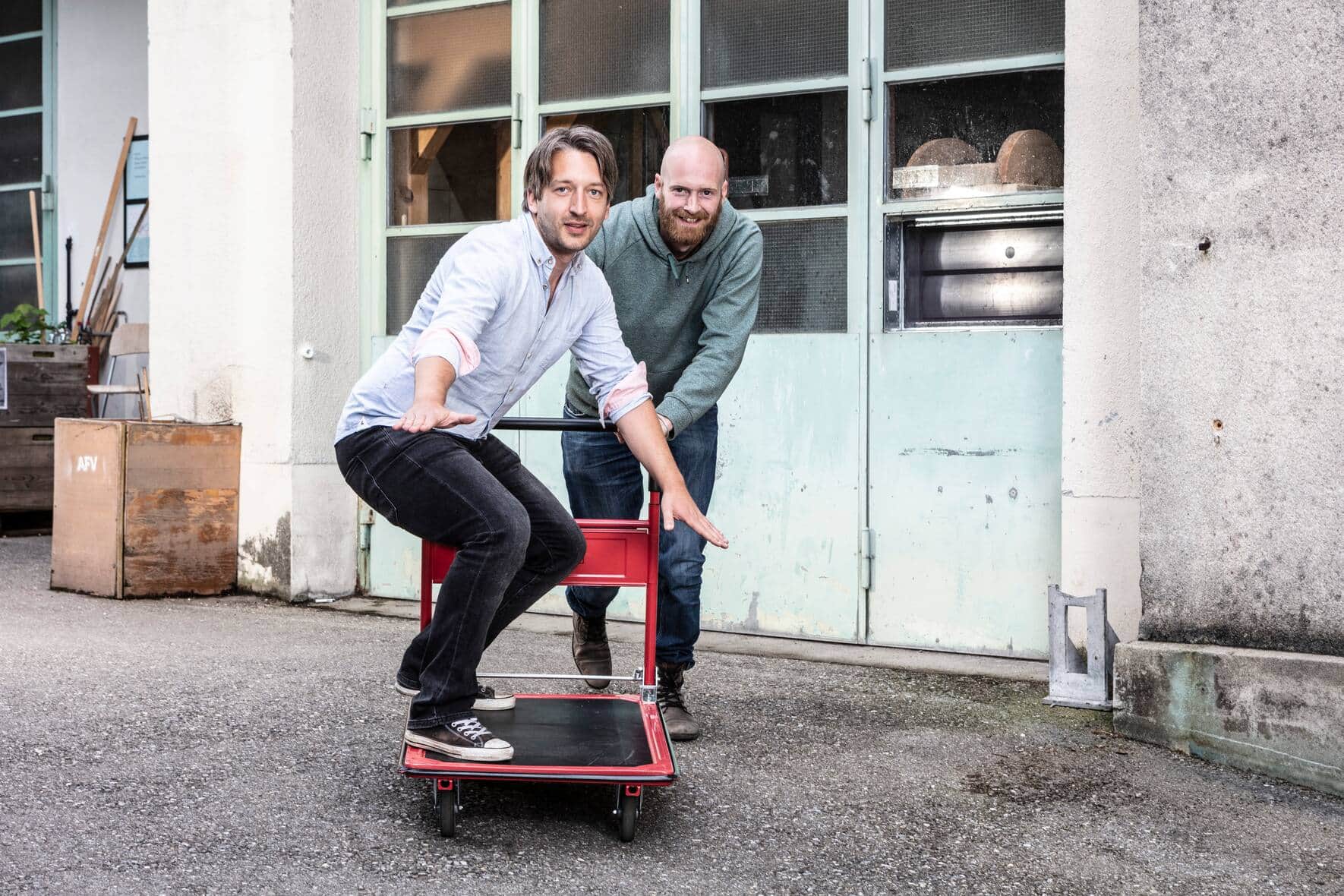 Simon Borchardt (l.) und Philip Jenzer