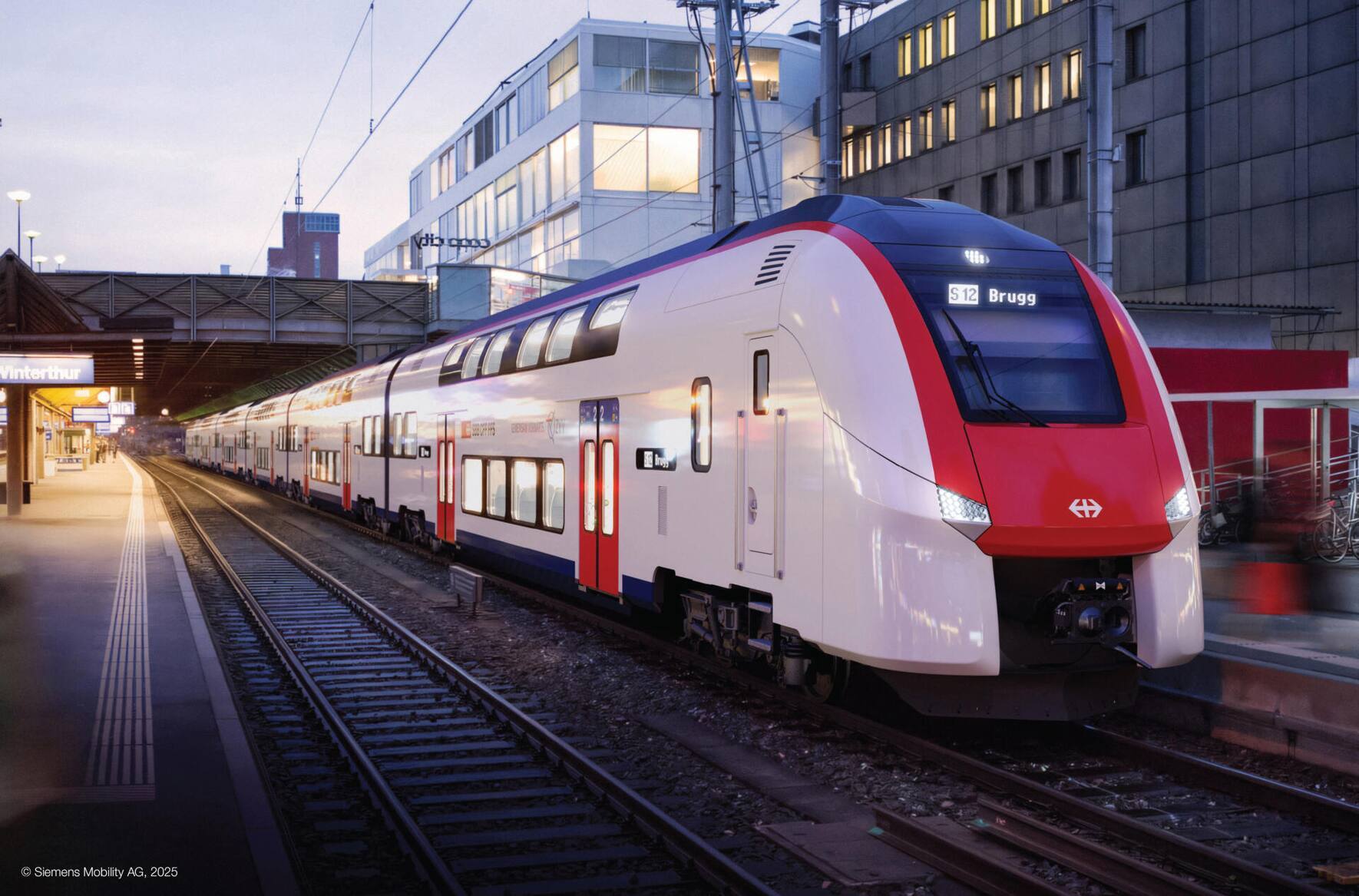 Siemens Mobility hat von den SBB den Zuschlag für 116 dieser Doppelstockzüge erhalten.