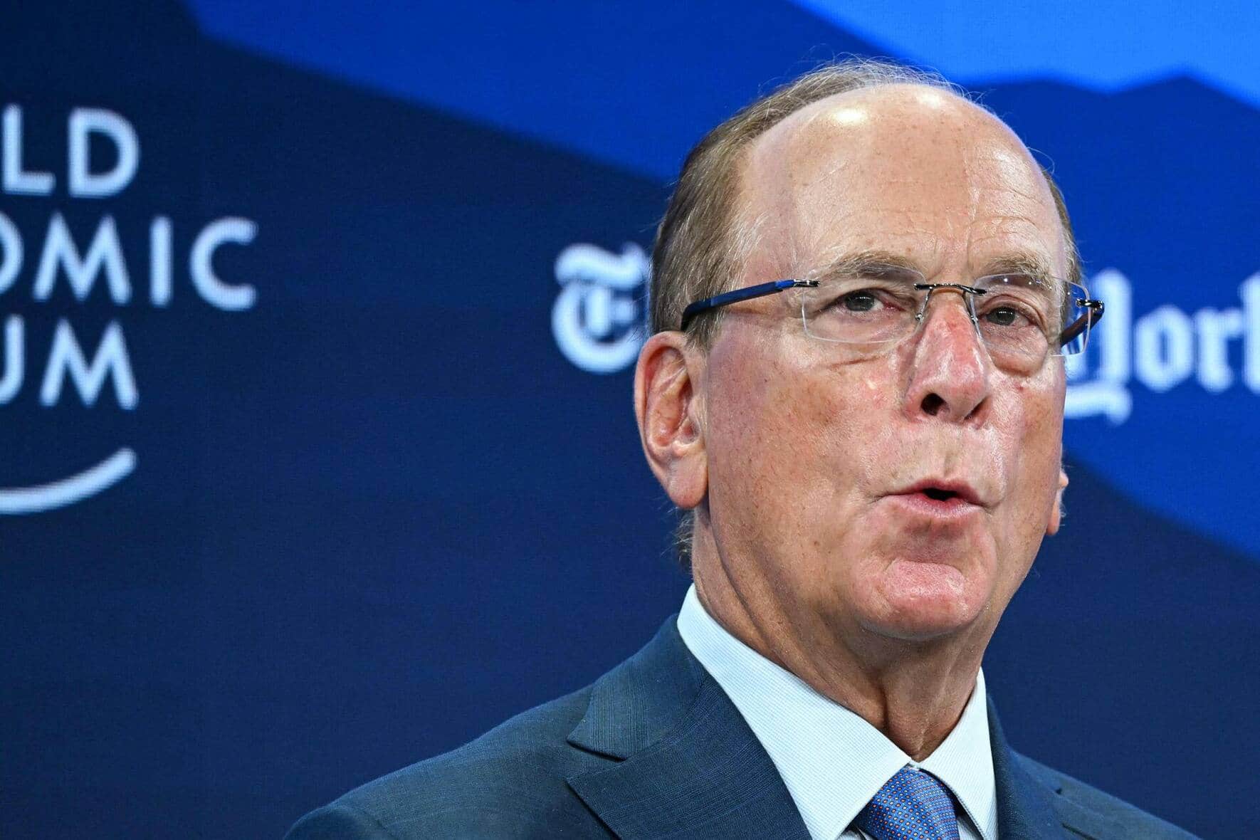 Blackrock-Lenker Larry Fink hat Gefallen am WEF-Präsidentenposten gefunden.