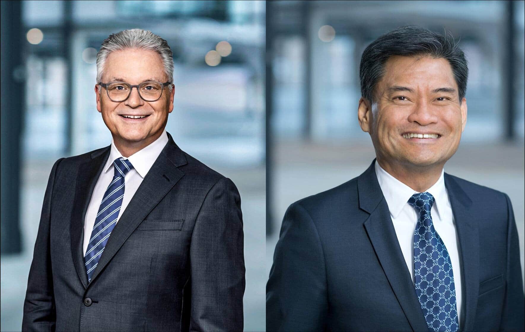 Riet Cadonau und Jim-Heng Lee Dormakaba