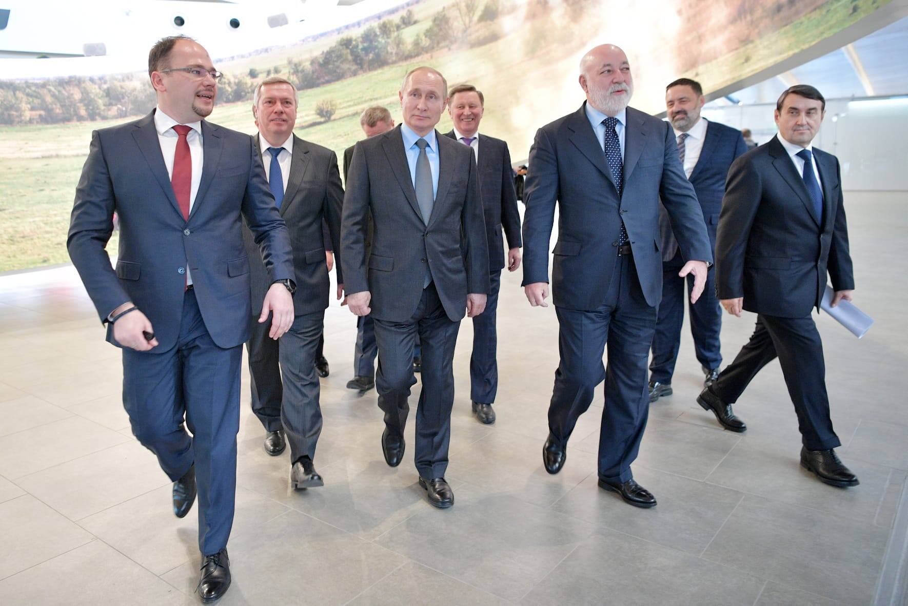 Vladimir Putin mit Viktor Vekselberg