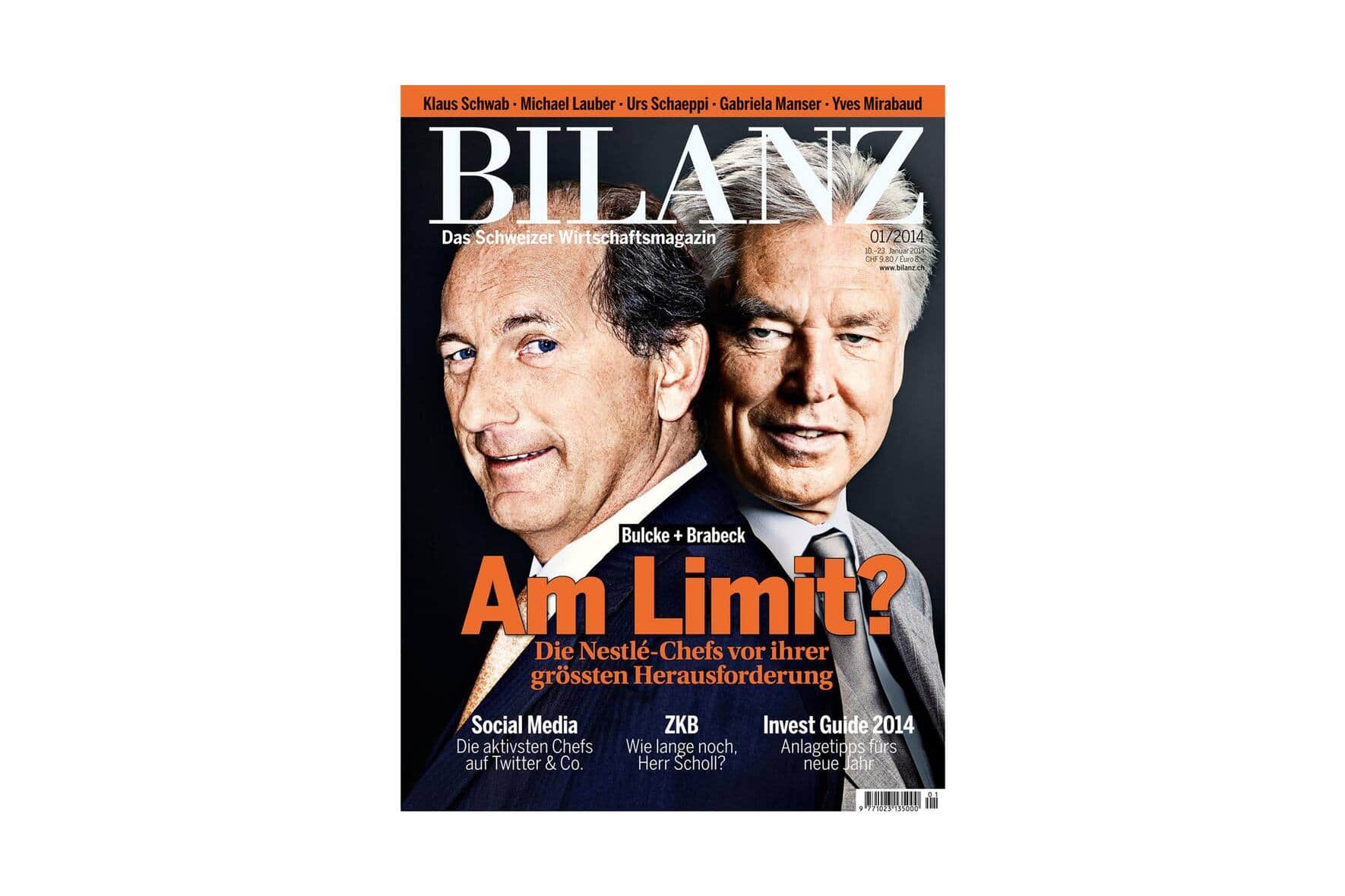 Paul Bulcke, Peter Brabeck Bilanz Cover