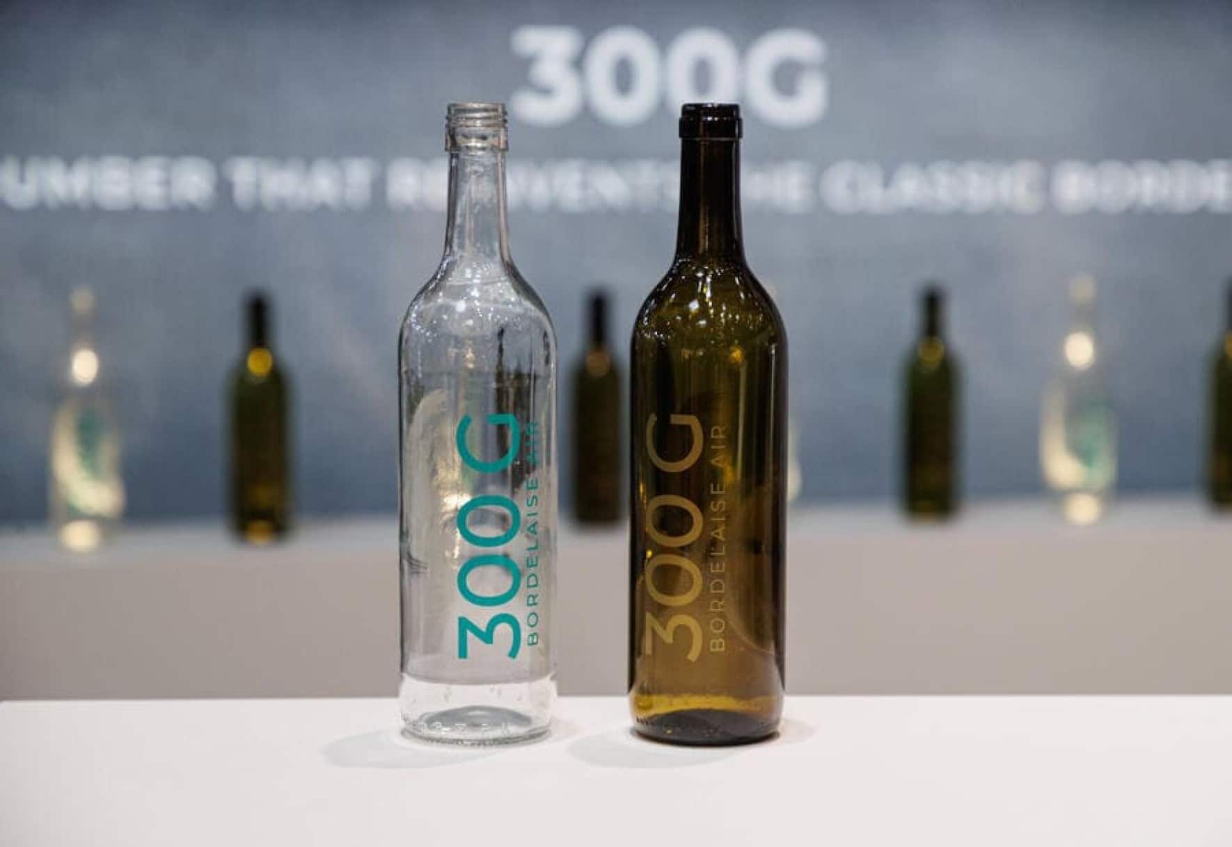 Nur 300 Gramm statt der handelsüblichen 750 Gramm bringt die neue Bordeaux-Flasche von Verallia auf die Waage.