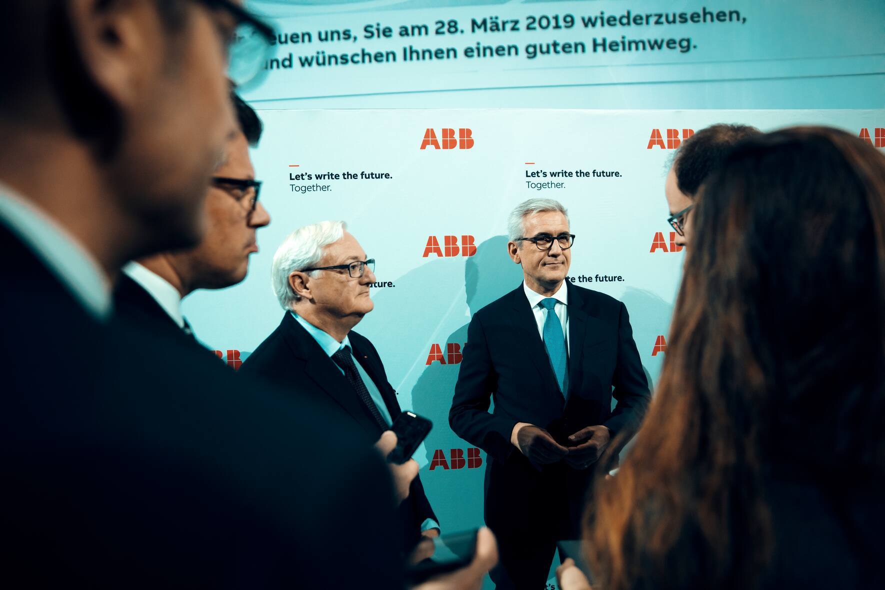 Ulrich Spiesshofer und Peter Voser