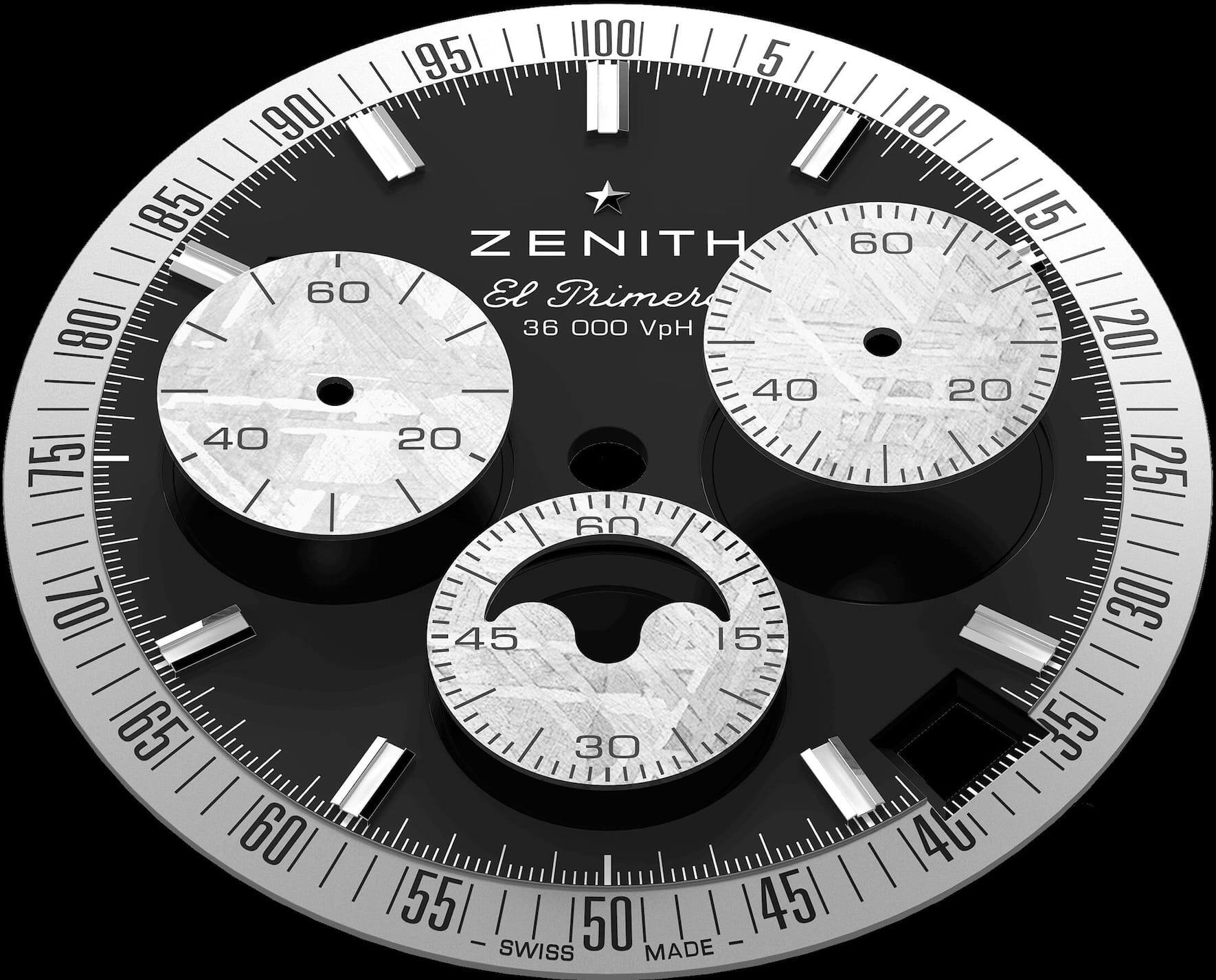 Zifferblatt der Chronomaster Original Triple Calendar von Zenith