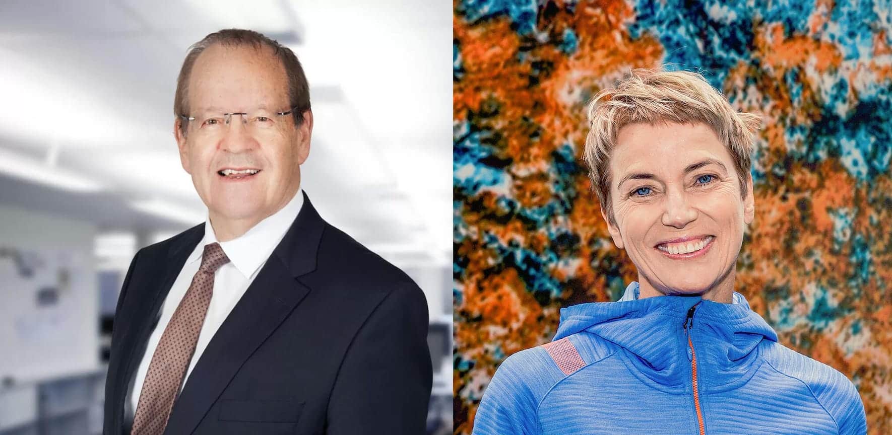 links Thierry ­Lalive d’Epinay und rechts seine Frau Maya Lalive d’Epinay-Buff