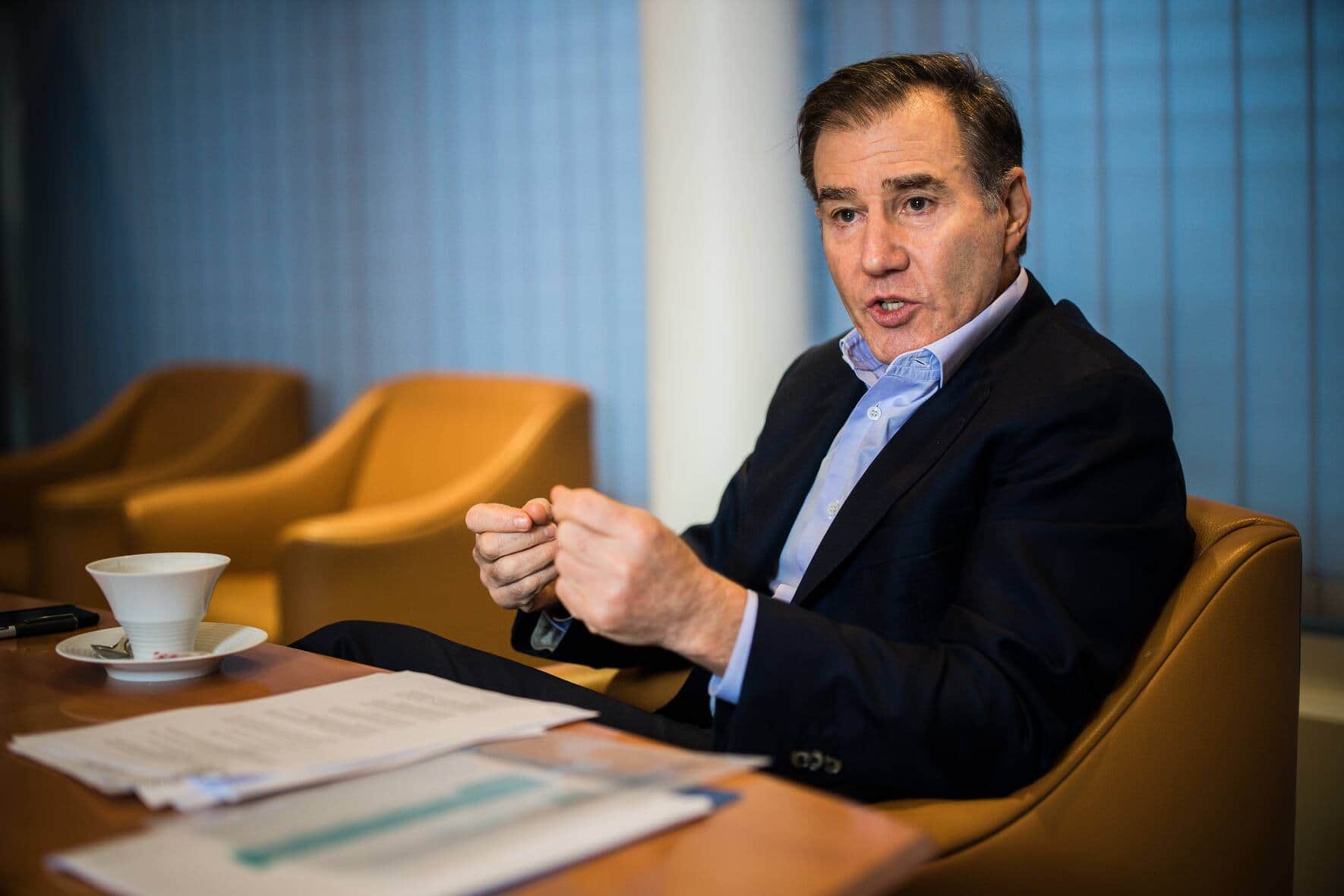 Foto: Stefan Bohrer, Baar, 20.11.2020: Ivan Glasenberg, CEO Glencore. (KEYSTONE/Stefan Bohrer)