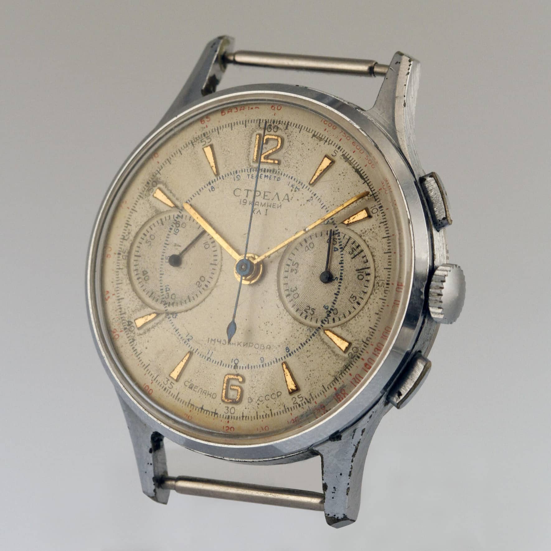 Beim ersten Weltraumspaziergang im Jahr 1965 kam der Strela-Chronograph von Poljot zum Einsatz.