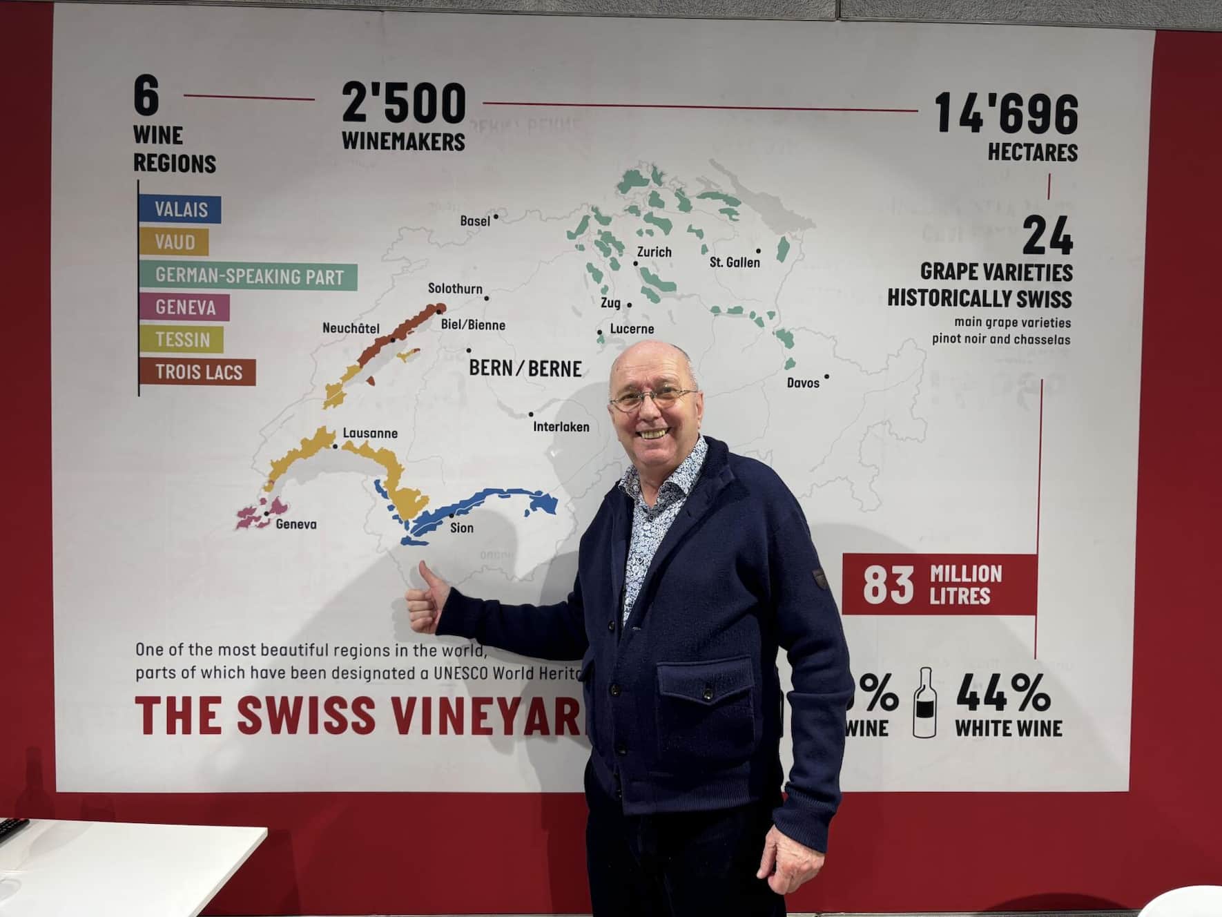 Der Walliser Jean-René Germanier setzt auch auf den Export.