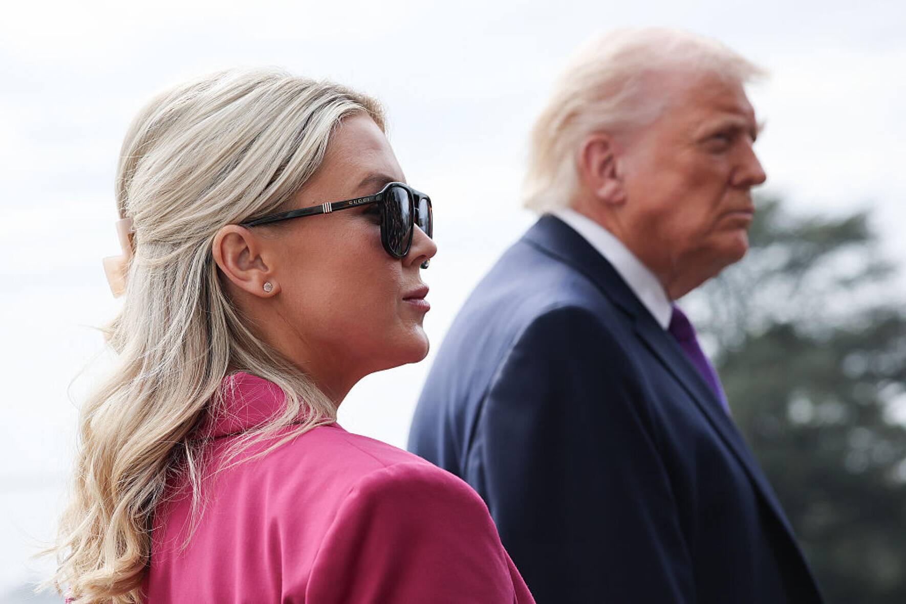 President Trump Departs Washington For Trip To Ohio And Kentucky