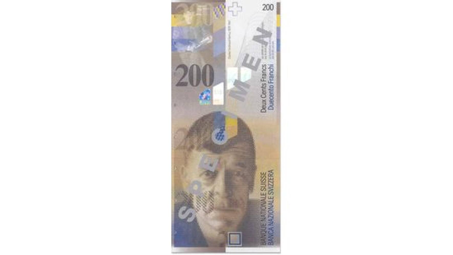Die erste 200er Note.