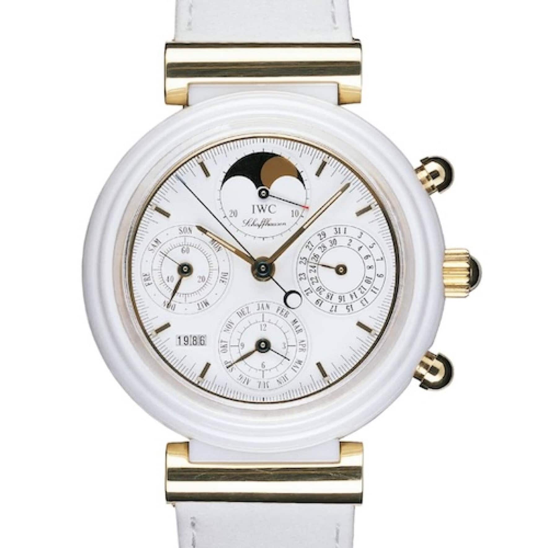 Die Mondphasenanzeige der 1985 vorgestellten Da Vinci muss erst nach 122 Jahren um einen Tag berichtigt werden. zvg