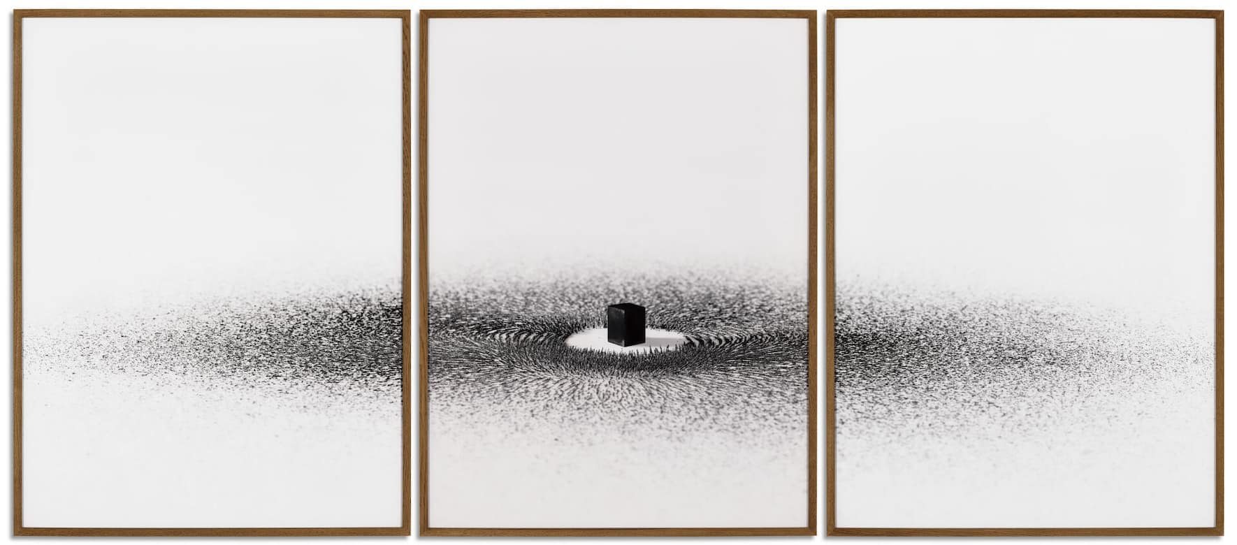 Ahmed Mater, «Magnetism (Triptych)», 136,7 × 103,1 cm