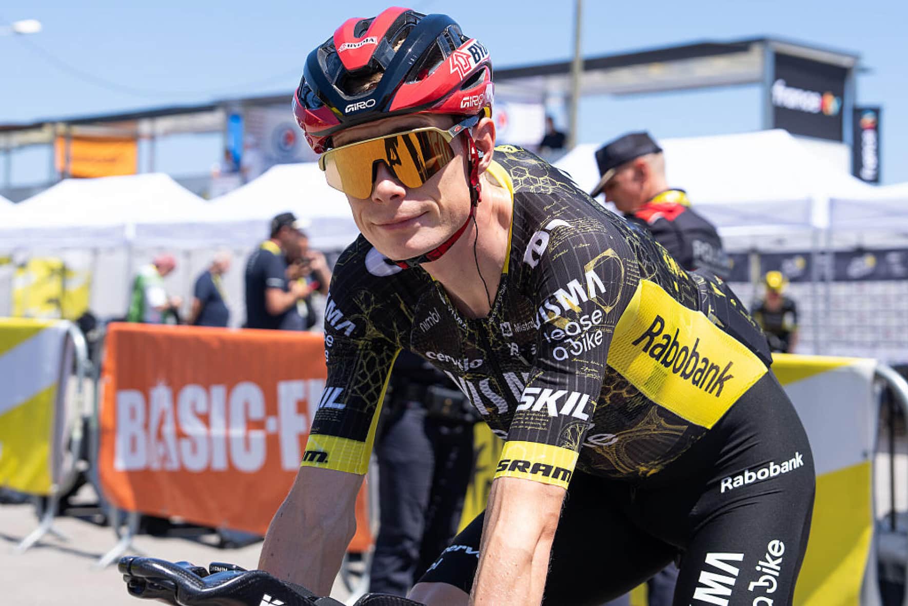 Jonas Vingegaard of Team Visma from Denmark seen during Bike