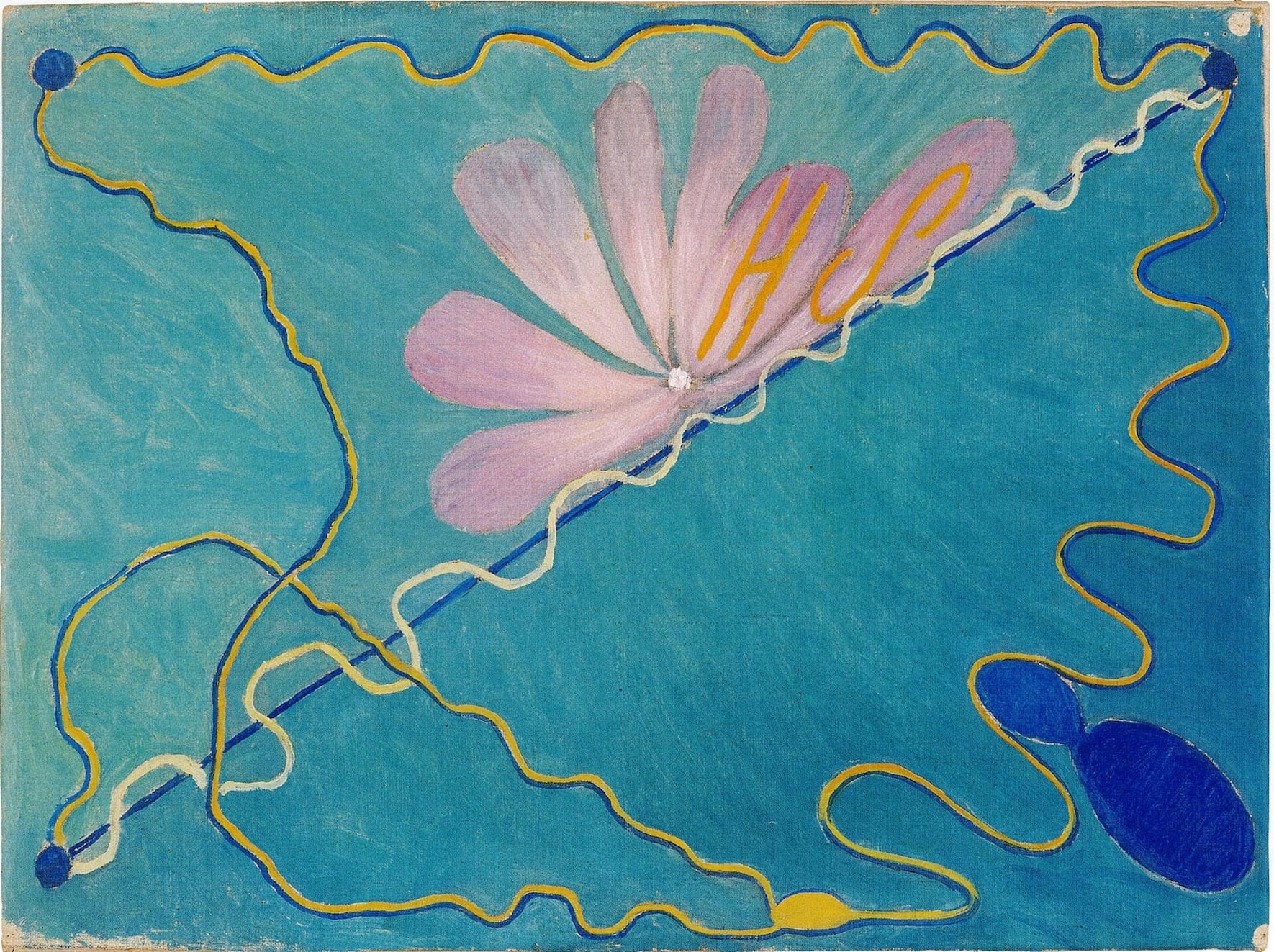 Éros, n° 1, 1907, huile sur toile, 58 × 78 cm, HaK027. By courtesy of the Hilma af Klint. Foundation - photo The Moderna Museet, Stockholm.jpg
