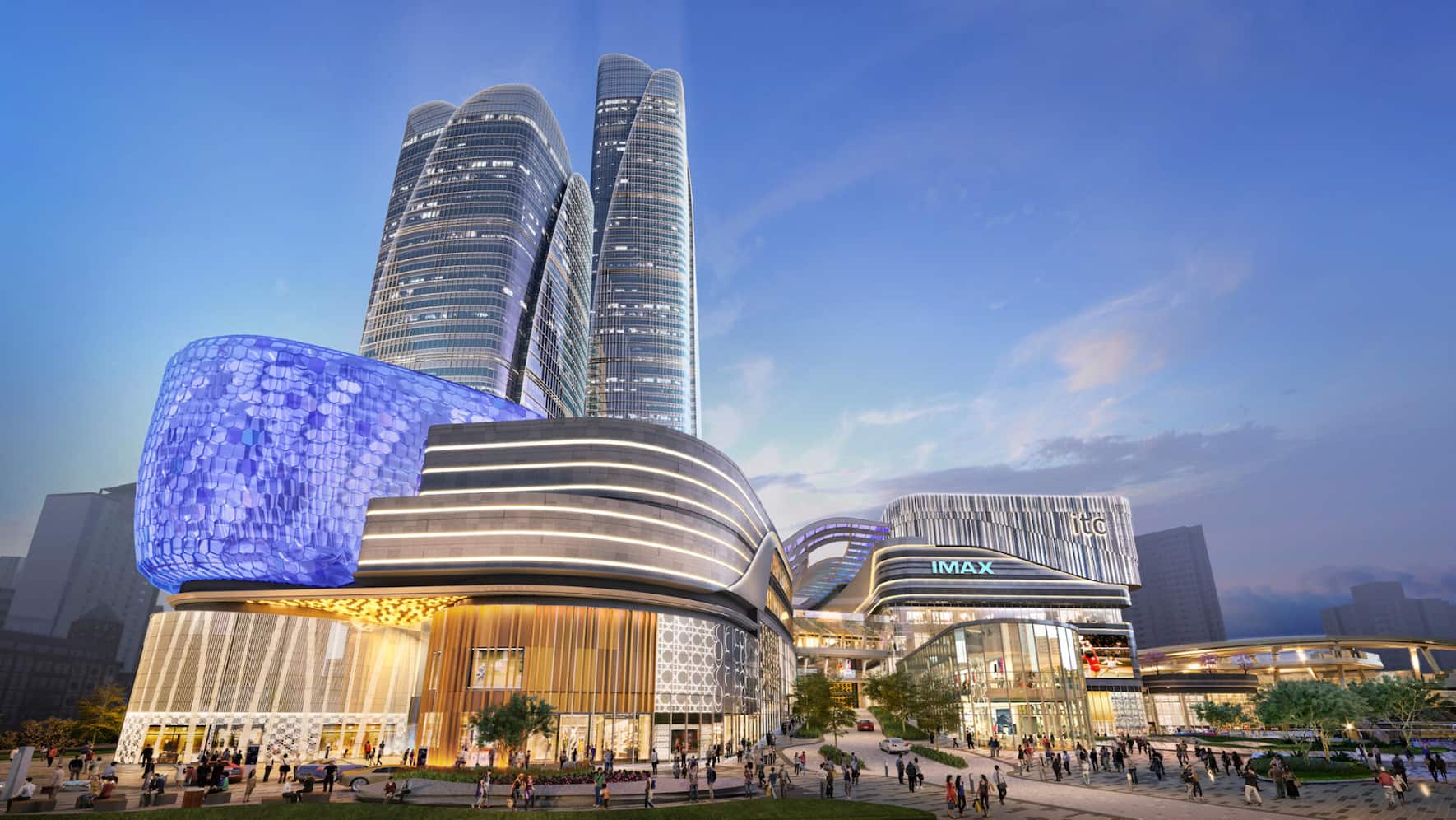 Im&nbsp;Three-ITC-Komplex in Shanghai ist Schindler drin.