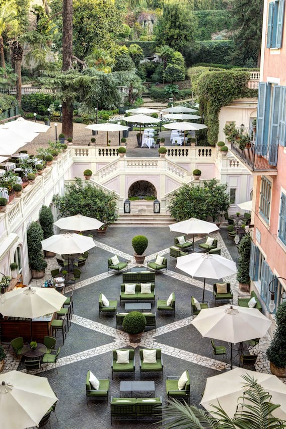 Hotel de Russie, Rom