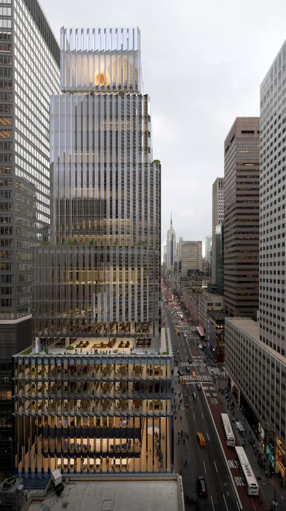Rolex-Gebäude in Manhatten (Entwurf)