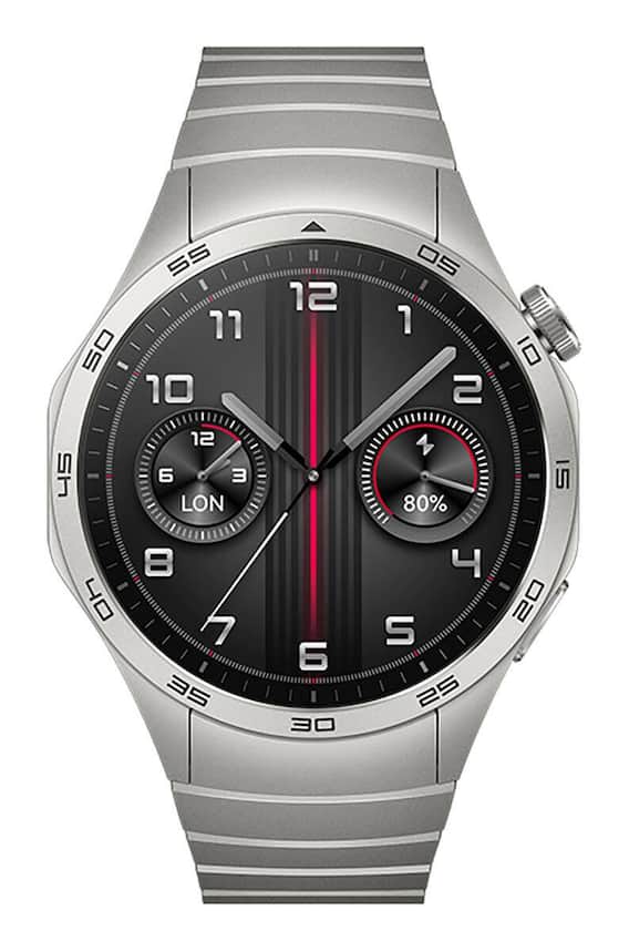 Smart, but nice: Die GT4 von Huawei mit Stahlband für 349 Franken.