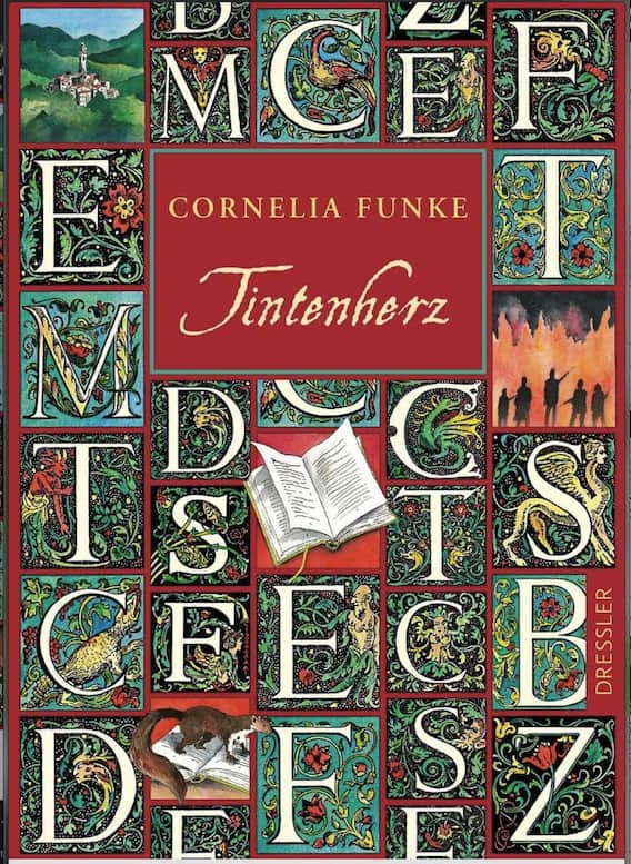 «Tintenherz», Cornelia Funke, Dressler 2003, 576 Seiten.
