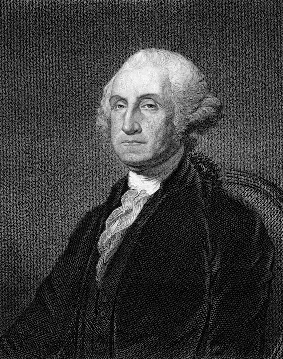 George Washington war der erste US-Präsident.
