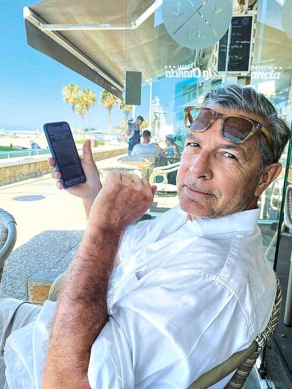 Buchautor Roland Weber ist immer mal wieder dort.