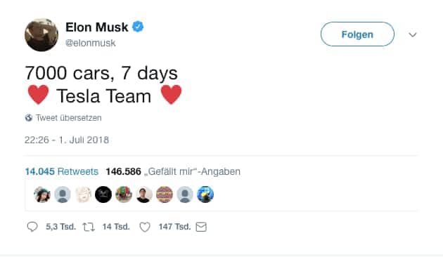 Tweet Elon Musk