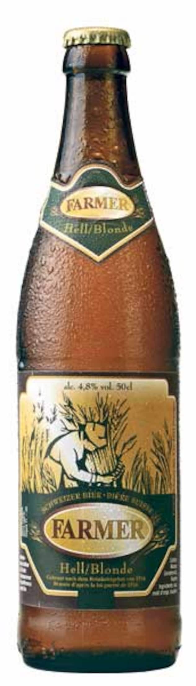 Landi: Nein, nicht Gummistiefel oder Gartenstühle. der Verkaufshit der Landi Schweiz ist Bier der Sorte Farmer Lager. über zehn Millionen 50-Zentiliter- Flaschen gingen weg.