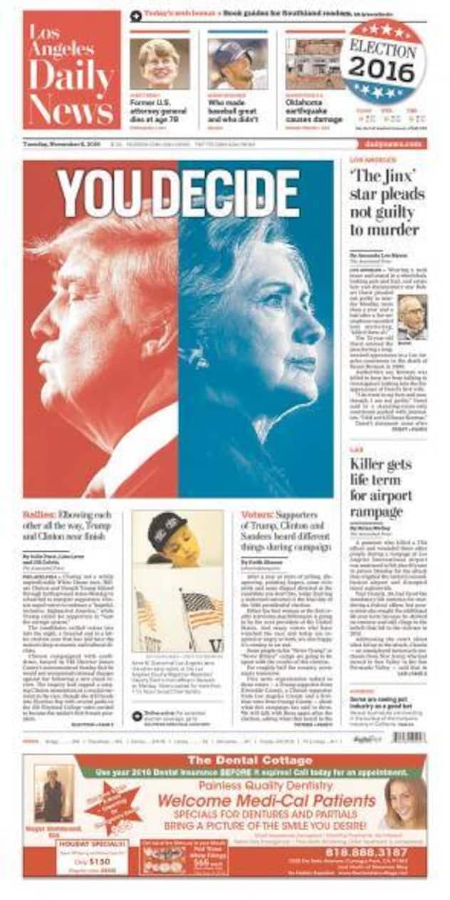 Los Angeles Daily News: «Sie entscheiden»