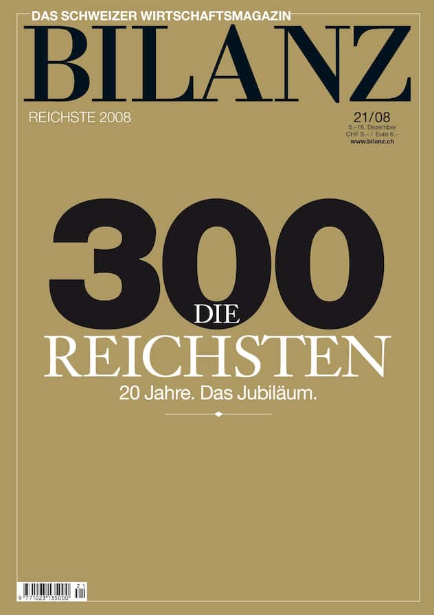 BILANZ 300 Reichste 2008