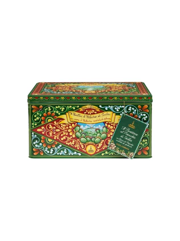 Panettone Pistazie mit Crème von Dolce & Gabbana, erhältlich bei Globus, 60 Fr.