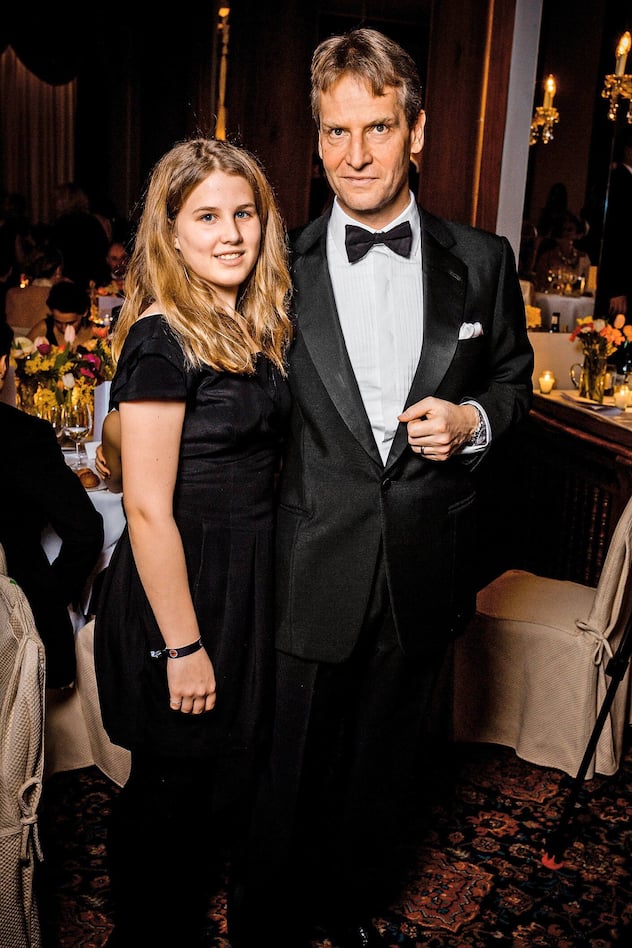 Georg von Opel mit Tochter