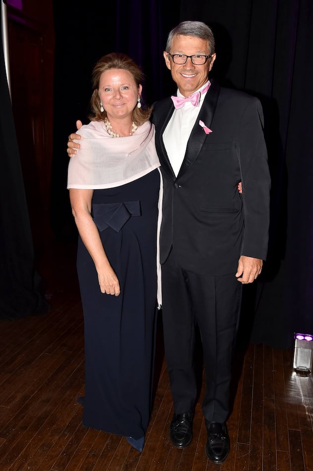 Valentine Firmenich, Patrick Firmenich==2017 Hot Pink Party "Super Nova" presented by the Breast Cancer Research Foundation==Park Avenue Armory, NYC==May 12, 2017==©Patrick McMullan==Photo - Patrick McMullan/PMC====