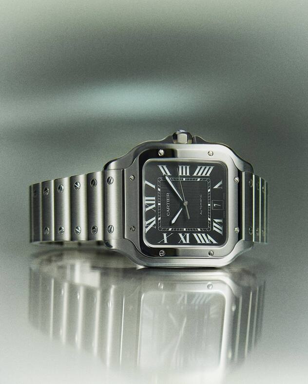 Sie gehören zur Luxusspitze: Cartier (im Bild das Modell Santos) und ...