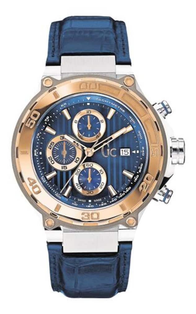 Gc - Männerkraft: Bold Chronograph
Er beweist charaktervolle Männlichkeit mit einem machtvollen Dreiklang aus Präzision, Qualität und Design. Wohlüberlegte Farbkombinationen schenken dieser Uhr mit starker Persönlichkeit stilvolle Eleganz, der auch klar modische Noten nicht abgehen.
Preis: 710 Franken