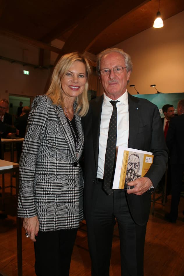 Nina RUGE ( Frau von),Wolfgang REITZLE,beim Ludwig Erhard Gipfels 2020,Rottach-Egern,Bachmair Event Arena, 17.01.2020