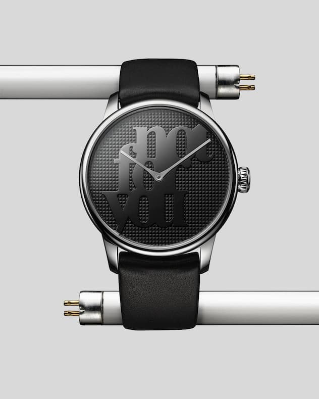 Künstleruhr von Louis Erard mit Monica Bonvicini