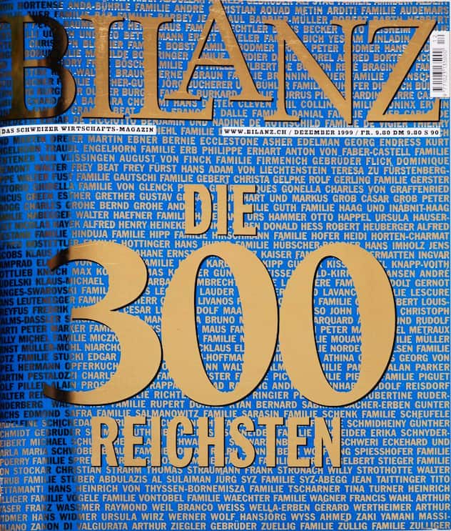 BILANZ 300 Reichste 1999