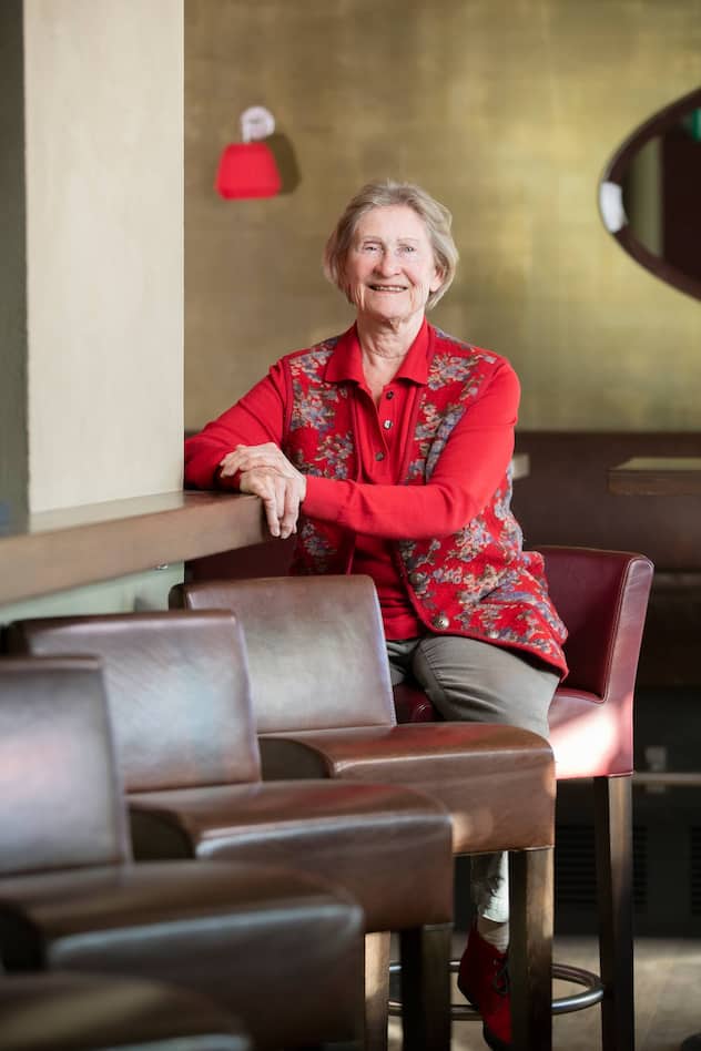 Arosa 14.01.2020, Annelise Leu, Schweizer Hotelpionierin, 88 , aufgenommen am Dienstag, 14. Januar, 2020 in Arosa. (Nicola Pitaro)