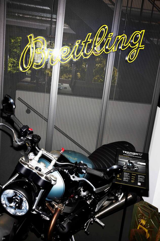 Die Marke soll überall «Modern ­Retro» ausstrahlen – auch in den ­Büros: Modell des Partners Triumph in Zürich.