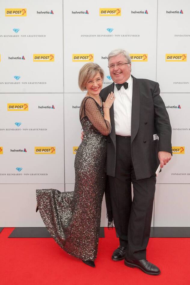 Elegant: Jacqueline Möri; Christian König, CEO Farner Consulting AG