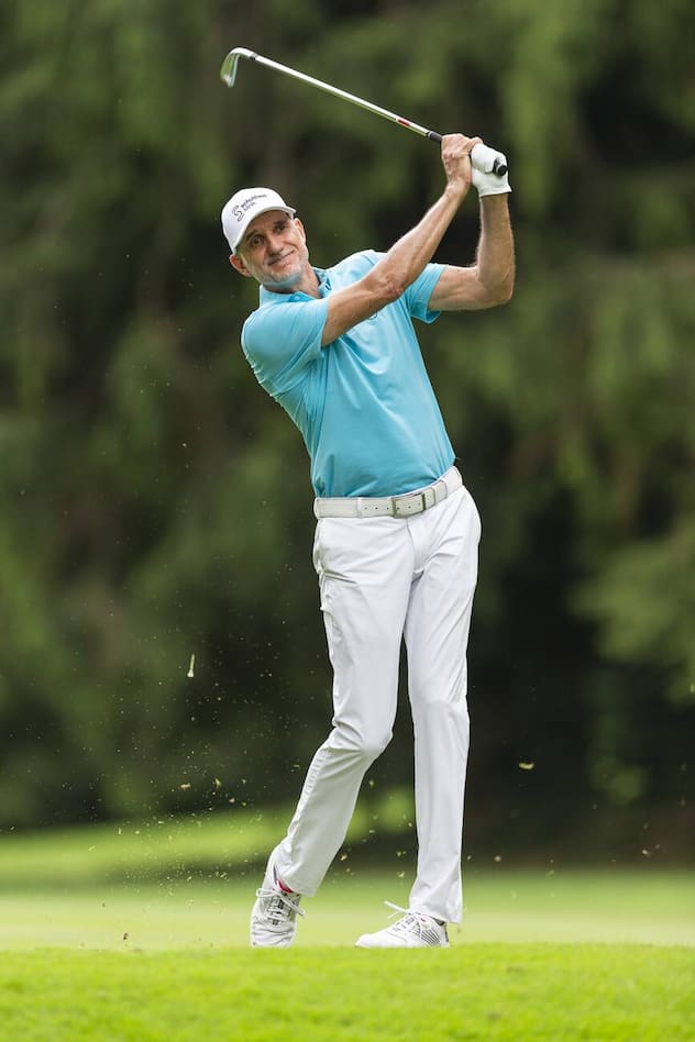 Andre BOSSERT (SUI) during the Swiss Seniors Open Golf tournament in Bad Ragaz, Switzerland on Saturday, 6th of July 2019. (PPR/Dominik Baur)