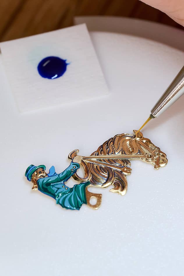 La montre HermÃs.Making of chez Mme Debora Martinez, Miniare Sâ¡rl Nyon 12.02.2023Photo David Marchon