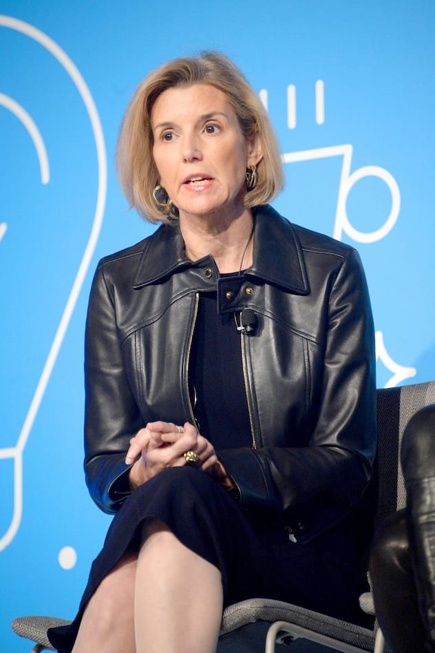 NEW YORK, NEW YORK - NOVEMBER 05: Sallie Krawcheck speaks on stage at the "Secrets They Never Tell You: A Founders Round Table" panel at the Fast Company Innovation Festival - Day 1 on November 05, 2019 in New York City. (Photo by Brad Barket/Getty Images for Fast Company)