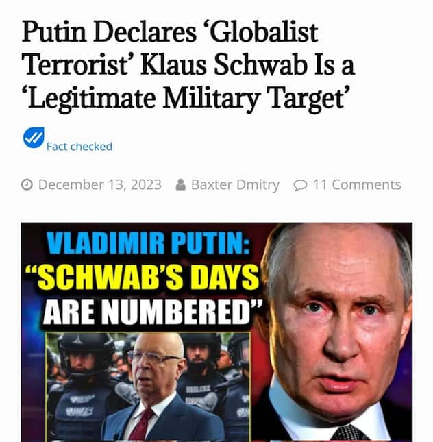 <p>Fake News aus Russland: Angebliche Todesdrohungen des russischen Präsidenten.</p>