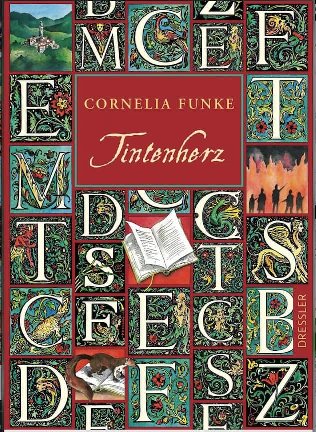 <p>«Tintenherz», Cornelia Funke, Dressler 2003, 576 Seiten.</p>