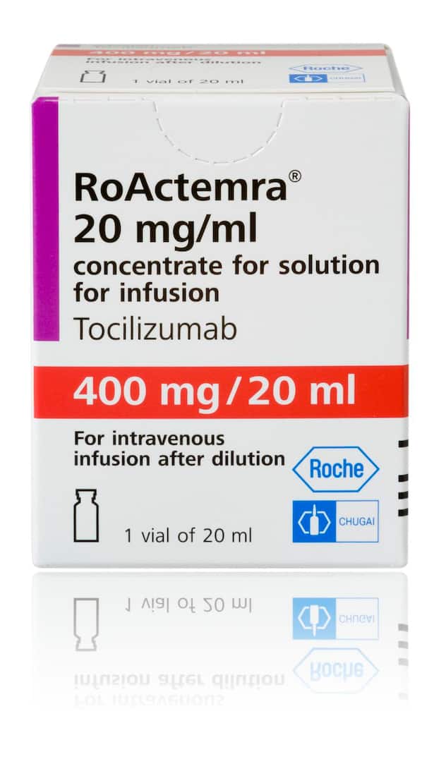 Packung des Roche-Medikaments Actemra/RoActemra.