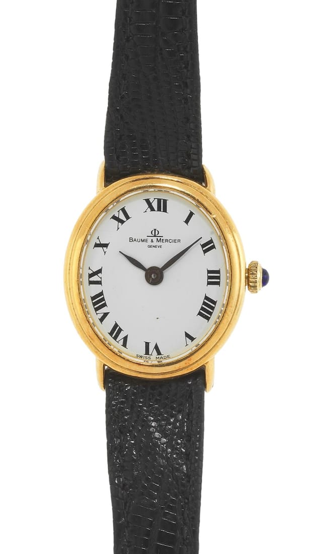 <p>Baume et Mercier, ovales Gehäuse, mechanisches Werk.</p>